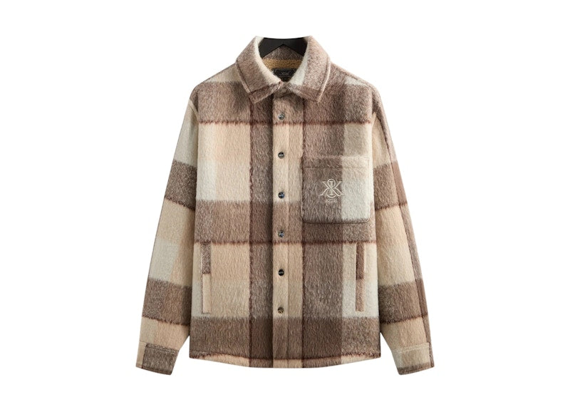 Kith Brushed Plaid Sheridan Shirt Jacket Canvas