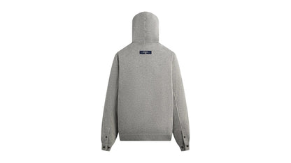 Kith Brushed Selfridge Zip Up Hoodie Medium Heather Grey