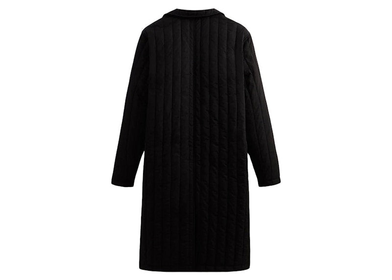 Kith Bryant Quilted Overcoat Black
