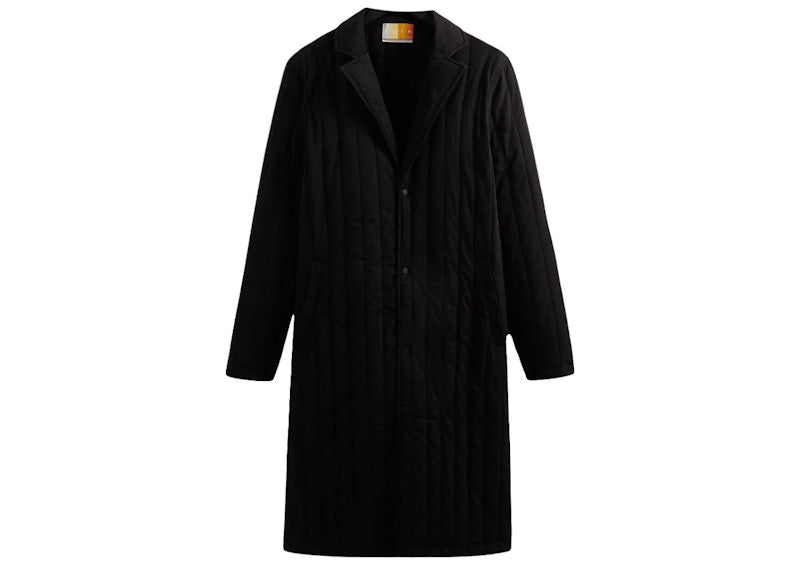 Kith Bryant Quilted Overcoat Black