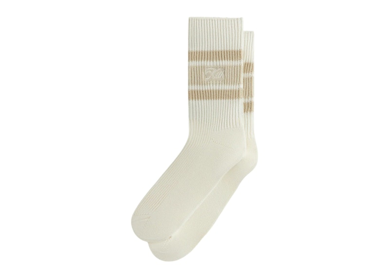 Kith Calf Stripe Relaxed Crew Sock Silk