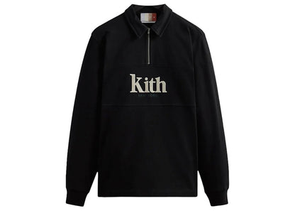 Kith Carnegie Long Sleeve Rugby Black