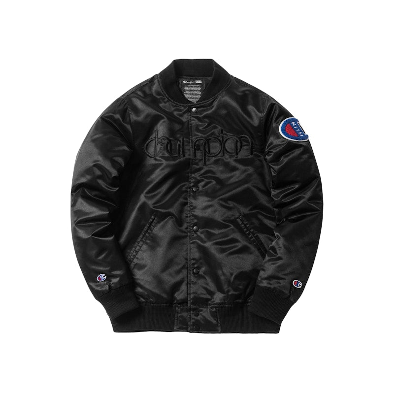 Kith Champion Baseball Jacket Black