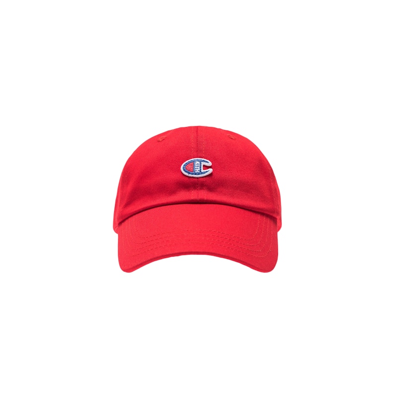 Kith Champion C Patch Hat Red