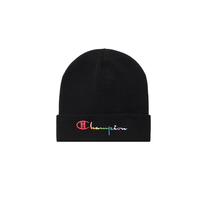 Kith Champion Logo Beanie Black