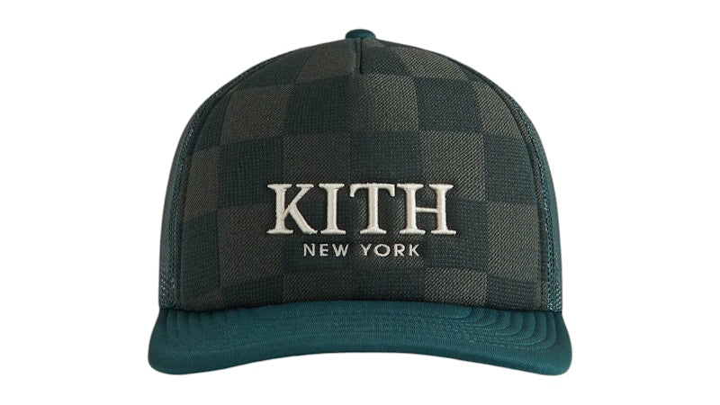 Kith Checkerboard Double Weave Nolan Trucker Hat Stadium