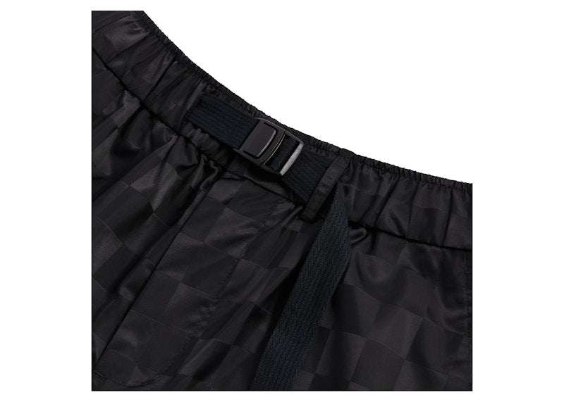 Kith Checkered Satin Davon Pant Black