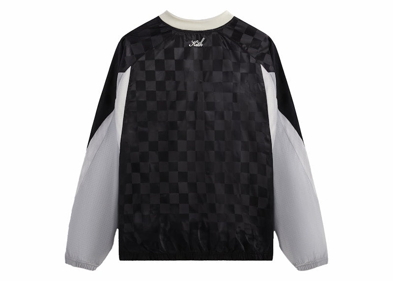 Kith Checkered Satin Dayton Combo Pullover Black