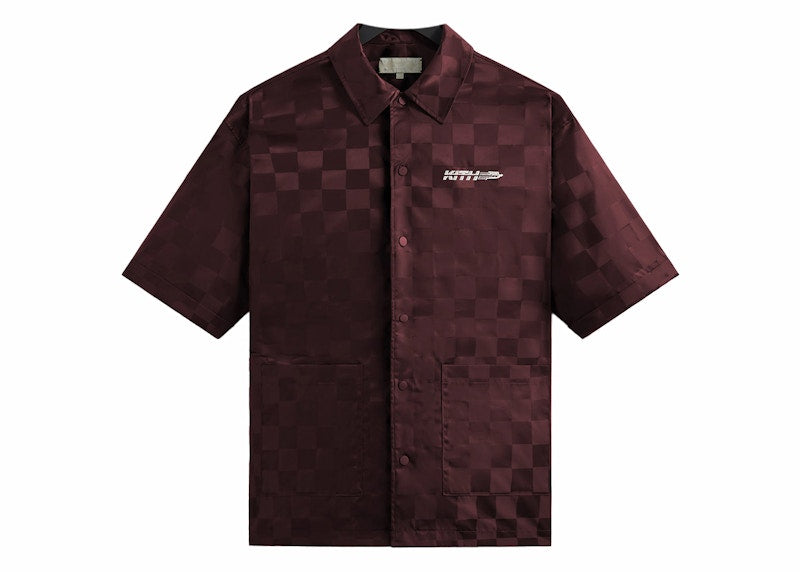 Kith Checkered Satin Reade Shirt Rave