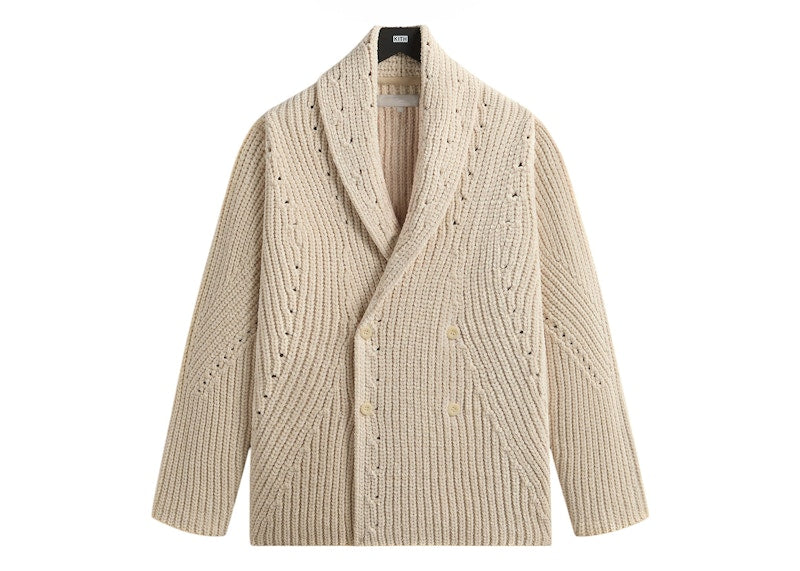 Kith Chenille Becker Cardigan Sandrift