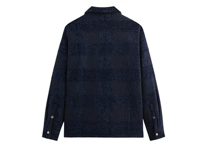 Kith Chenille Plaid Brixton Puffed Shirt Jacket Nocturnal