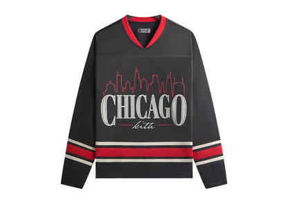 Kith Chicago Long Sleeve Malik Jersey Black