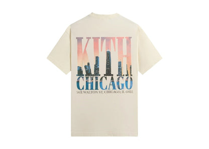 Kith Chicago Skyline Vintage Tee Silk