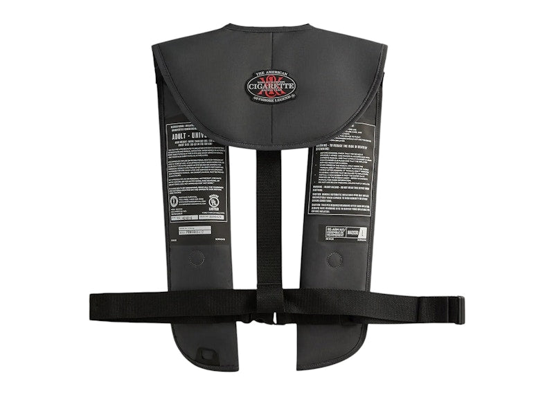 Kith Cigarette Racing for Mustang Survival MIT 100 Convertible A/M Inflatable PFD Vest Black