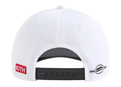 Kith Cigarette Wrinkle Nylon Bay Low Pinch Crown Snapback White
