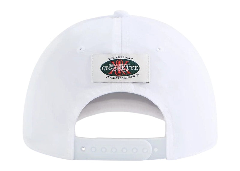 Kith Cigarette Wrinkle Nylon Bay Speed Low Pinch Crown Snapback White