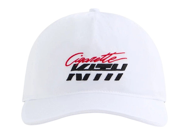 Kith Cigarette Wrinkle Nylon Bay Speed Low Pinch Crown Snapback White