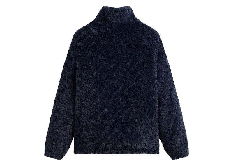 Kith Claremont Shaggy Sherpa Quarter Zip Nocturnal