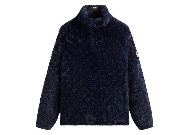 Kith Claremont Shaggy Sherpa Quarter Zip Nocturnal