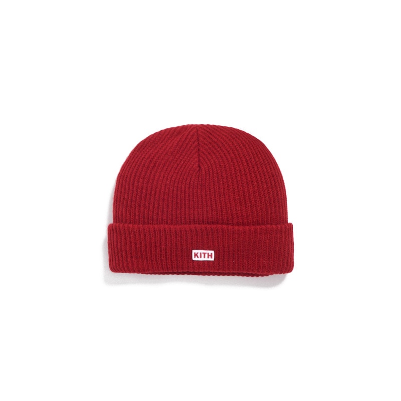 Kith Classic Beanie (FW20) Scarlet