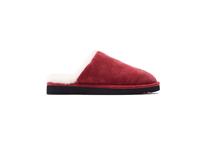 Kith Classic Cord Slipper Red