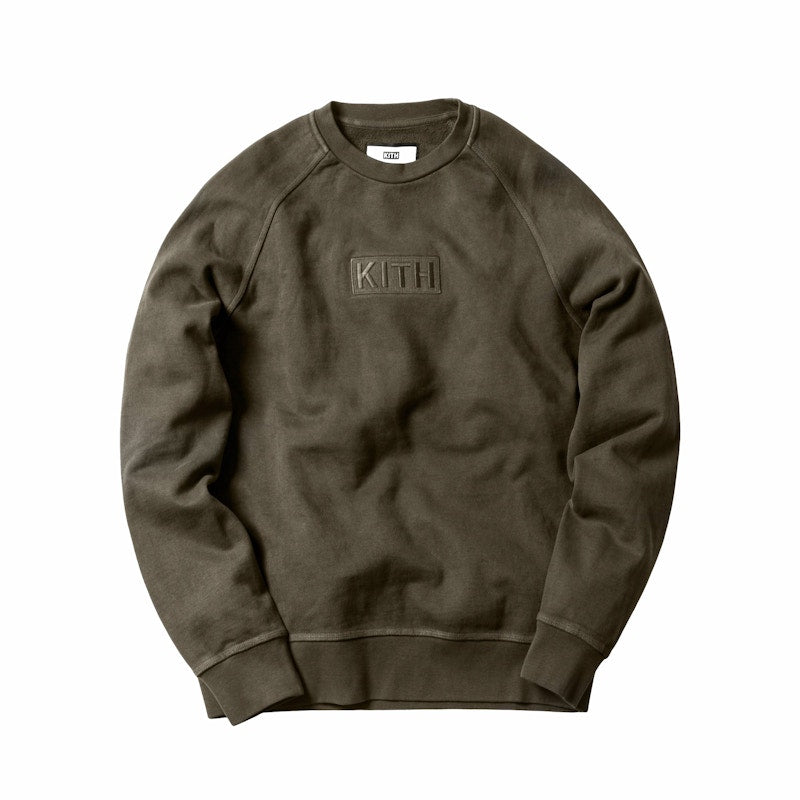 Kith Classic Logo Crewneck Olive