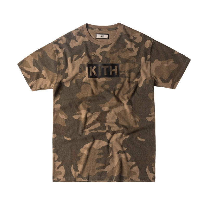 Kith Classic Logo Tee Woodland Camo