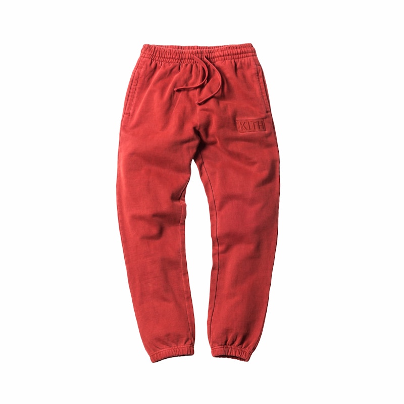 Kith Classic Logo Williams Sweatpant Terracotta