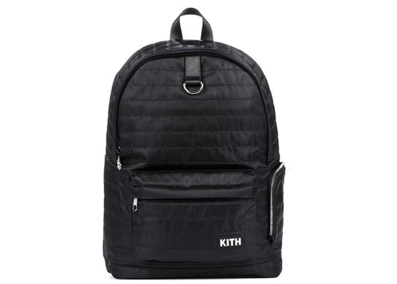 Kith Classics Quilted Backpack Black