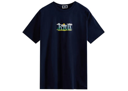 Kith Cloud Serif Logo Tee Nocturnal