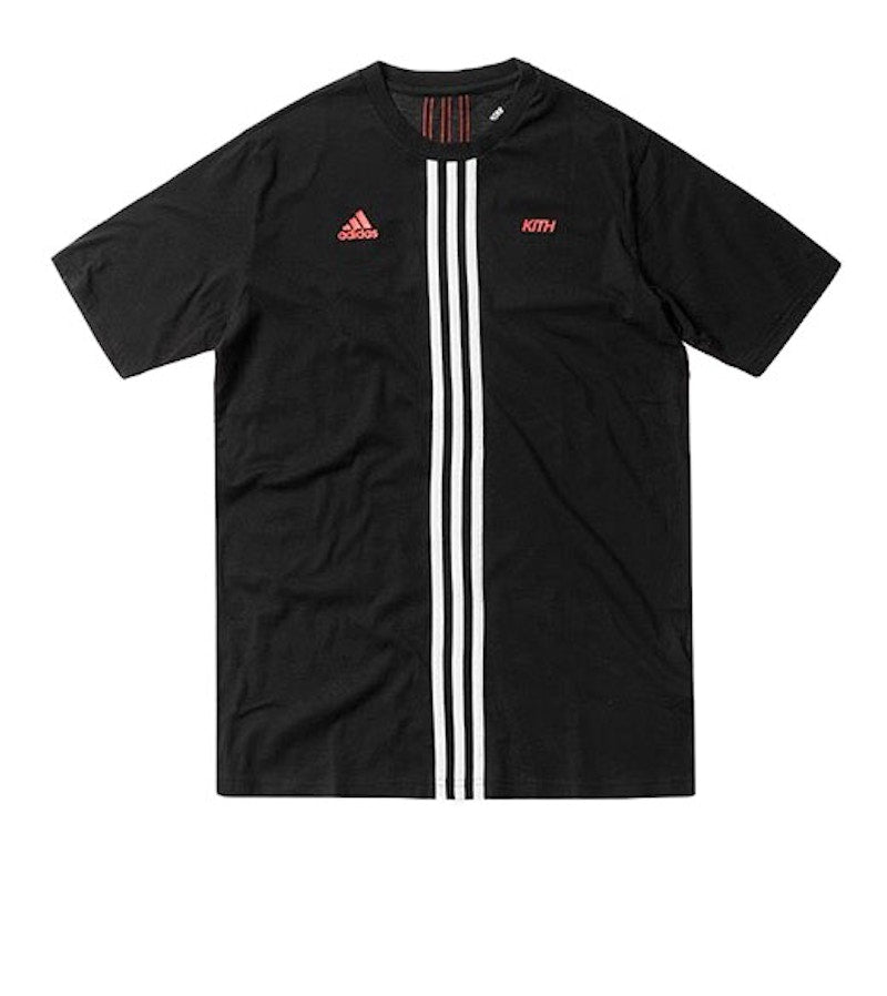Kith Cobras Overlay Stripe Tee Black