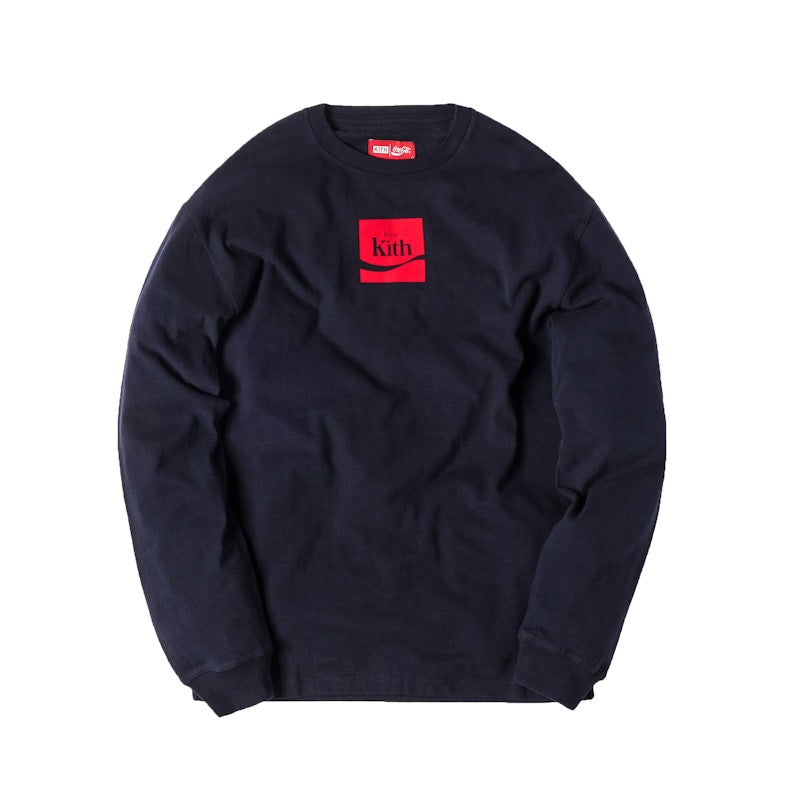 Kith Coca Cola Enjoy LS Tee Navy