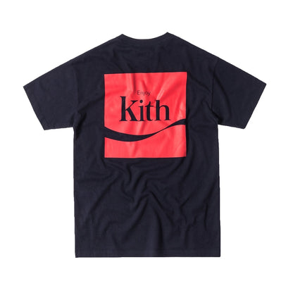 Kith Coca Cola Enjoy Tee Navy