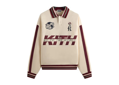 Kith Collegiate Nelson Collared Pullover Muslin