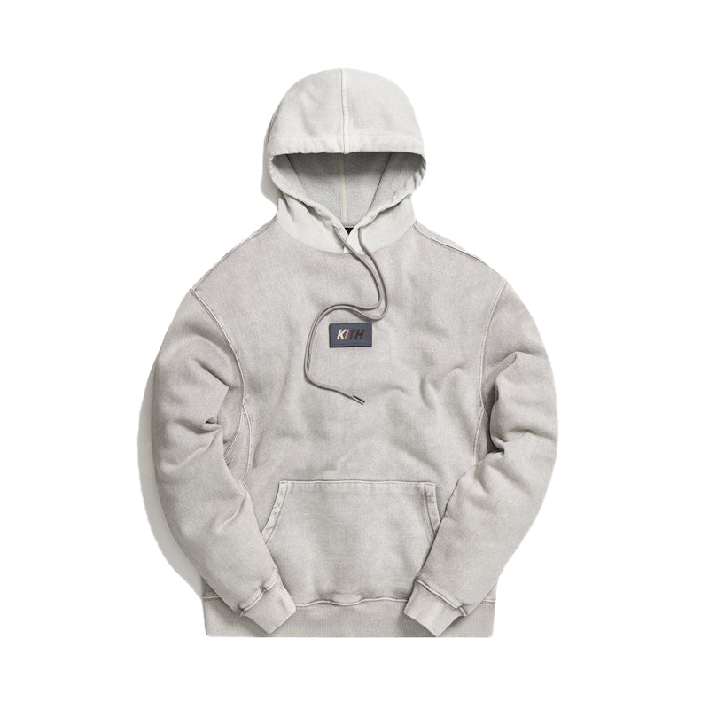 Kith Color Blocked Crystal Wash Williams Hoodie Pavement