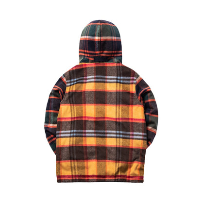 Kith Color-Blocked Harrison Plaid Flannel Pullover Multi