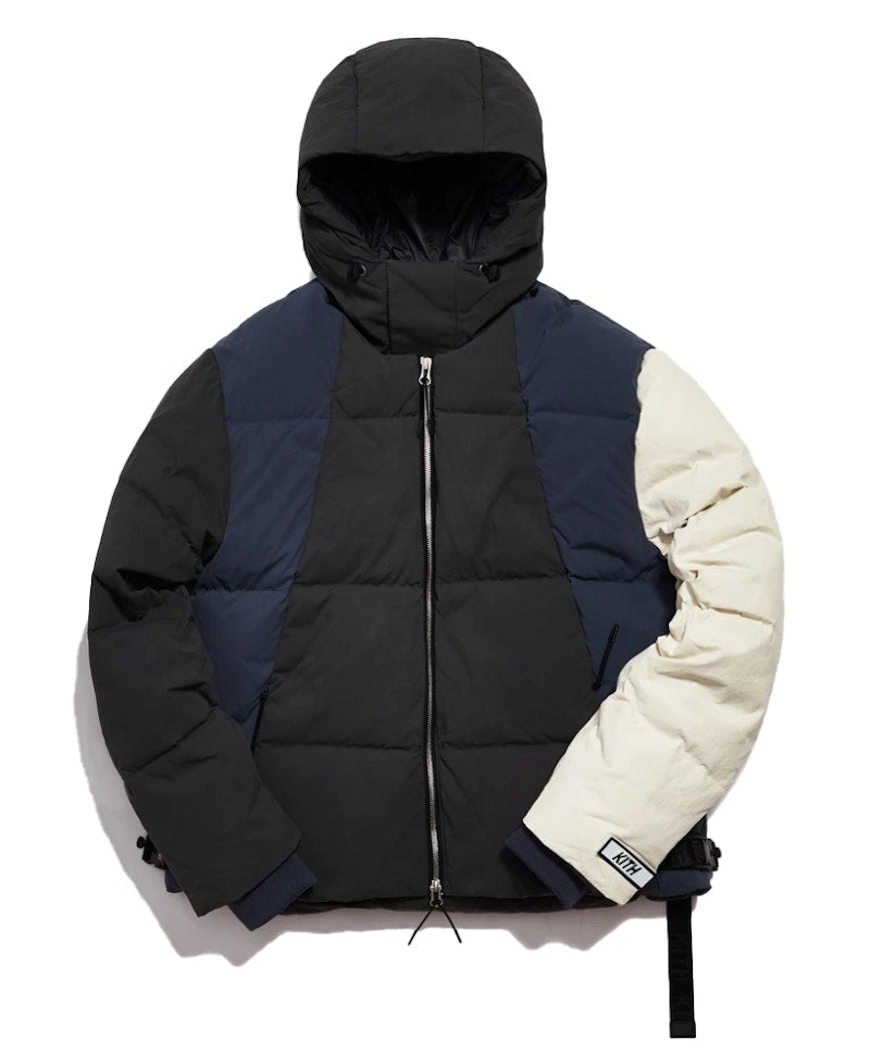 Kith Color Blocked Puffer Jacket Battleship