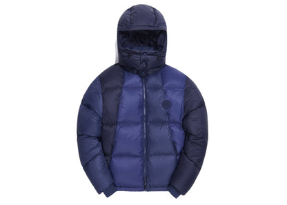 Kith Colorblocked Midi Puffer Navy/Multi