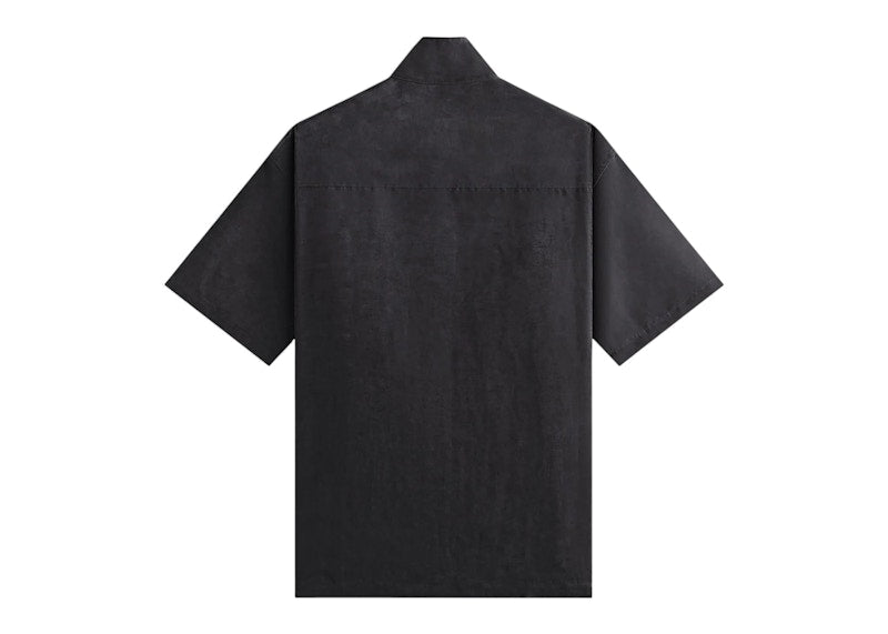 Kith Colton Zip Up Shirt Black