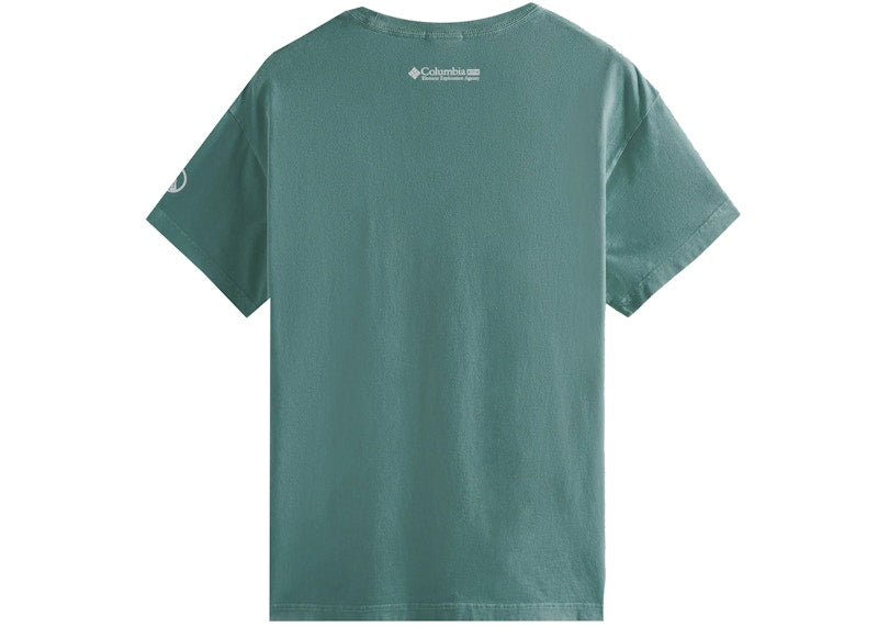 Kith Columbia Eea Rain Mountain Tee Teal