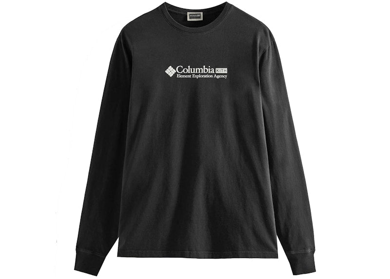 Kith Columbia Element Exploration Agency L/S Tee Black