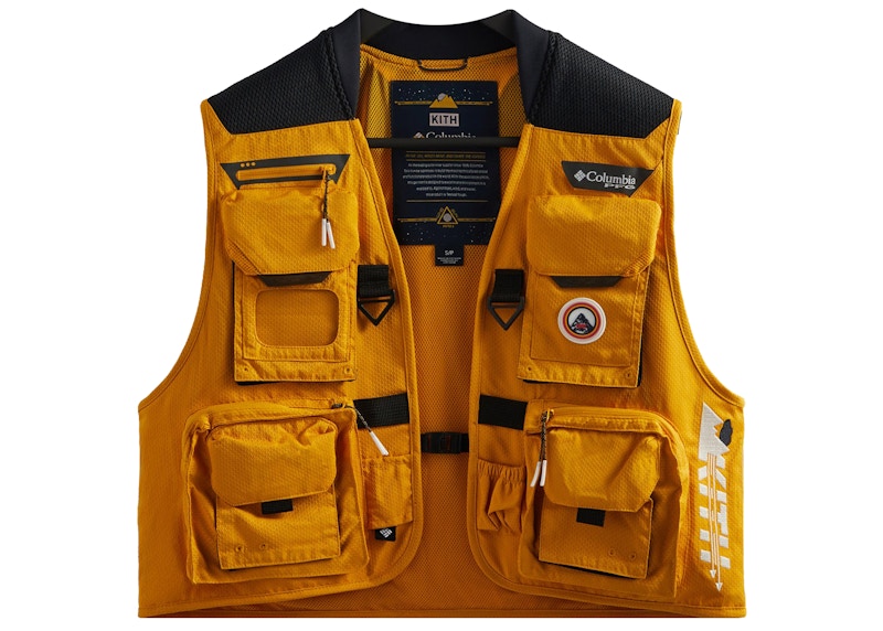 Kith Columbia Henrys Fork V Vest Bright Gold