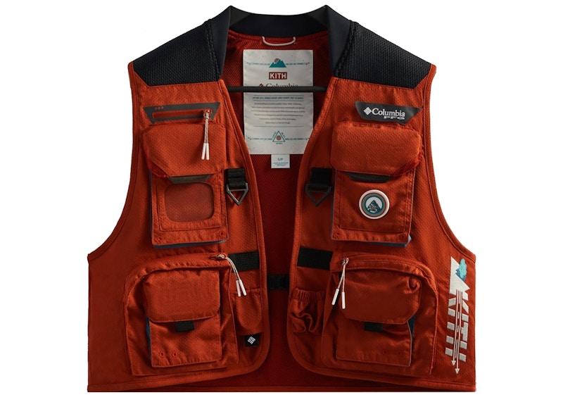 Kith Columbia Henrys Fork V Vest Sanguine