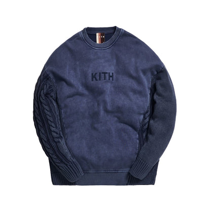 Kith Combo Knit Crewneck Shark
