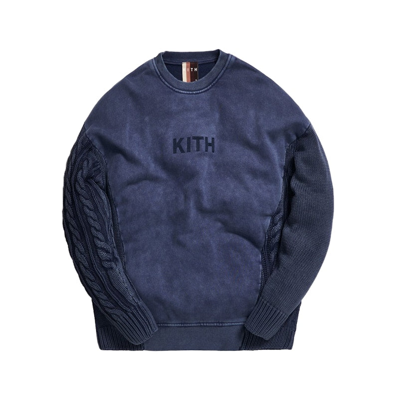 Kith Combo Knit Crewneck Shark