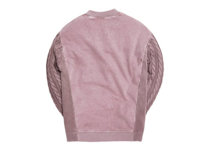 Kith Combo Knit Mockneck Dusty Mauve