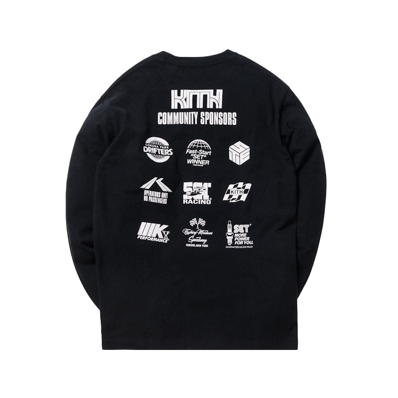 Kith Community Sponsors L/S Tee Black