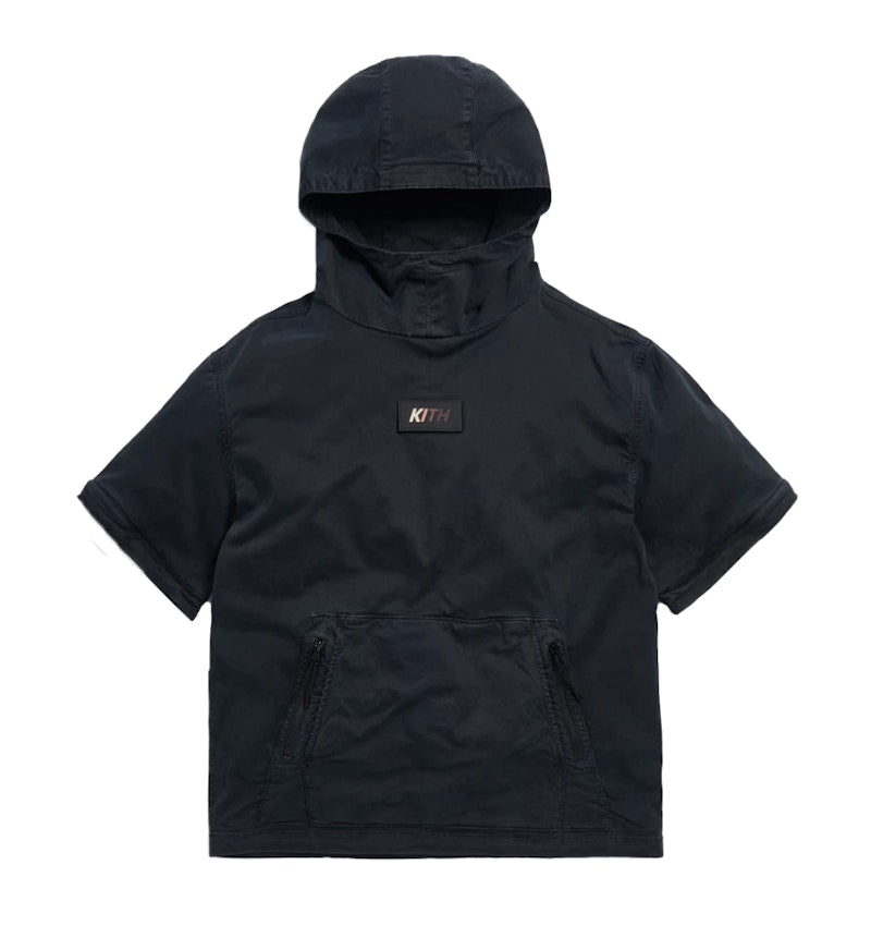 Kith Convertible Double Pocket Hoodie Soft Black