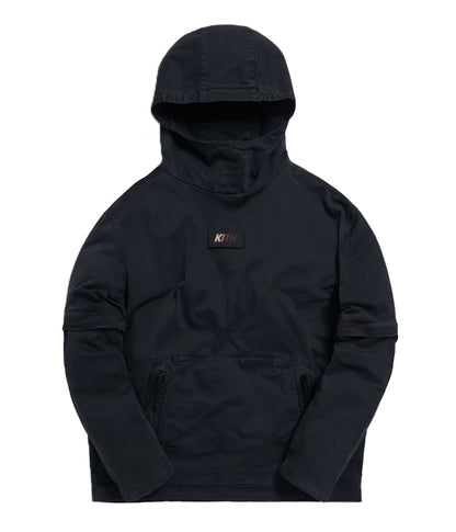 Kith Convertible Double Pocket Hoodie Soft Black