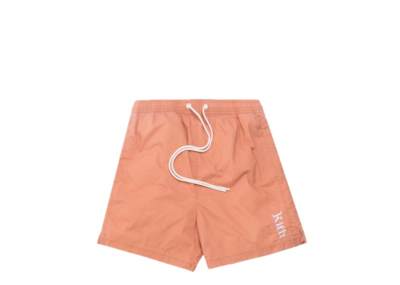 Kith Convertible Swim Shorts Terra Cotta